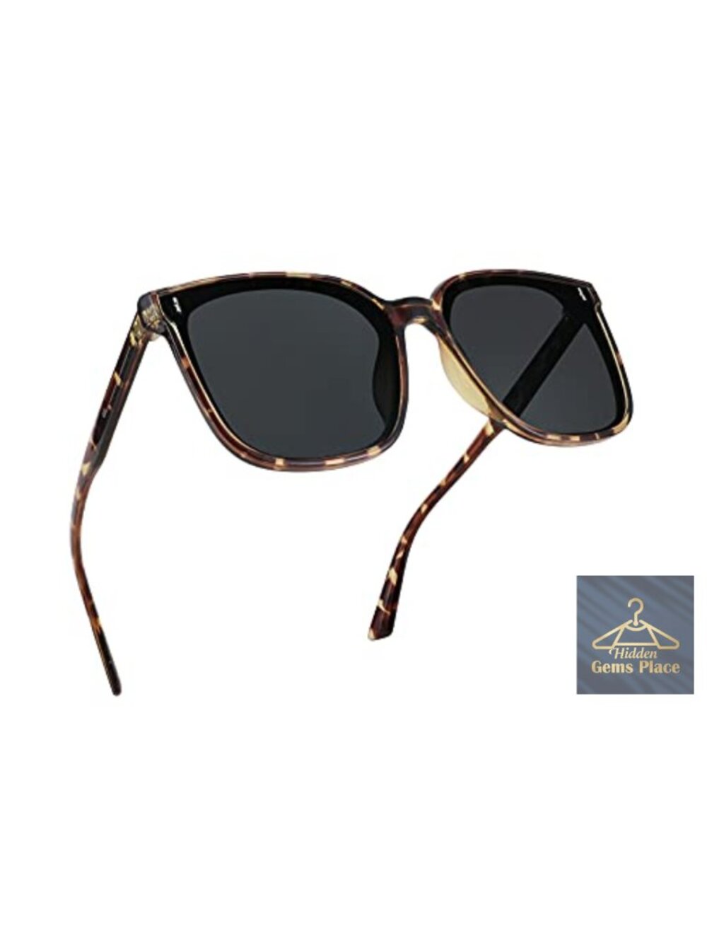 Oversized Polarized Square Sunglasses UV400 Retro Vintage Shades